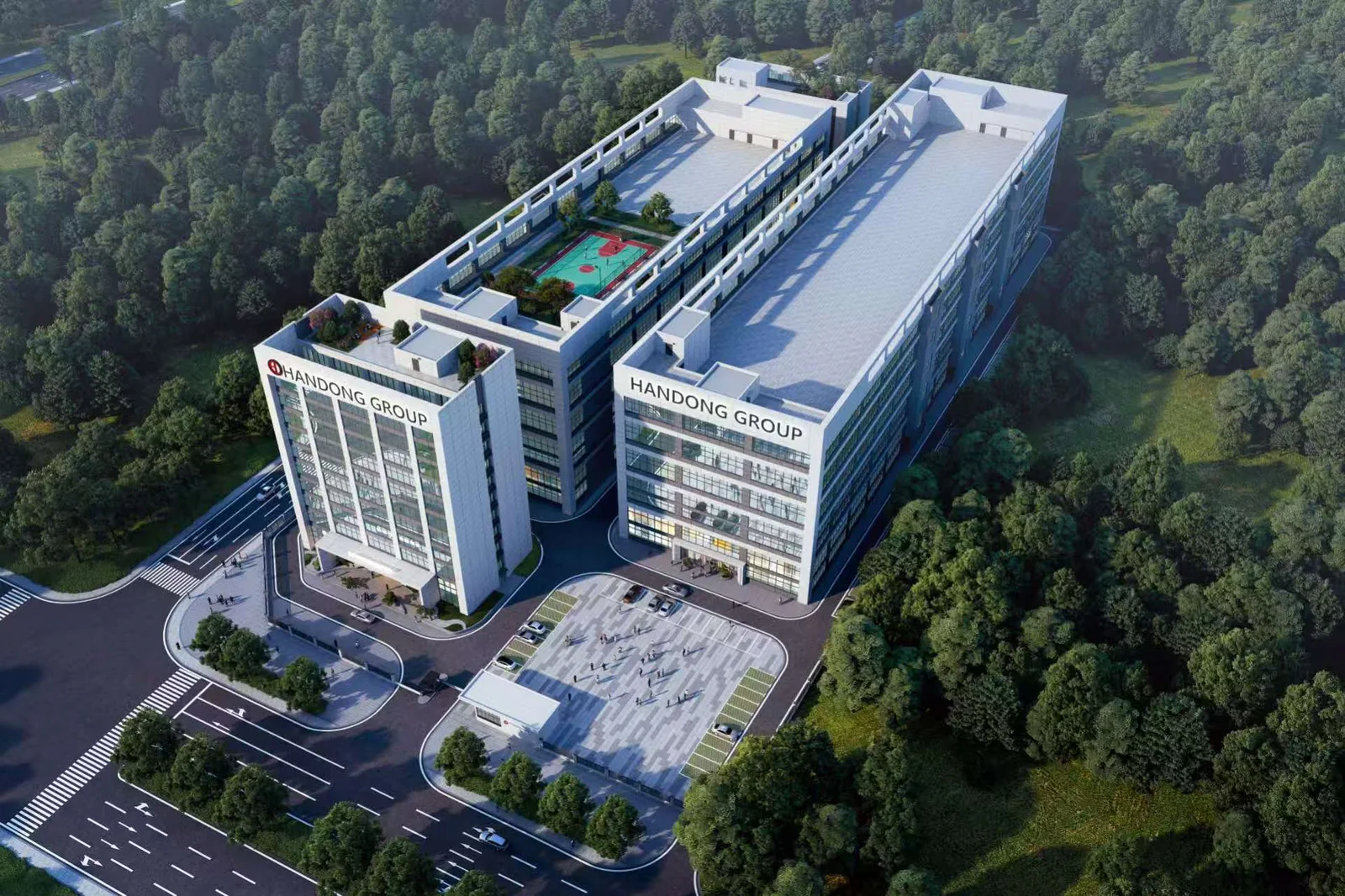 汉东工业广州新工厂建筑效果图